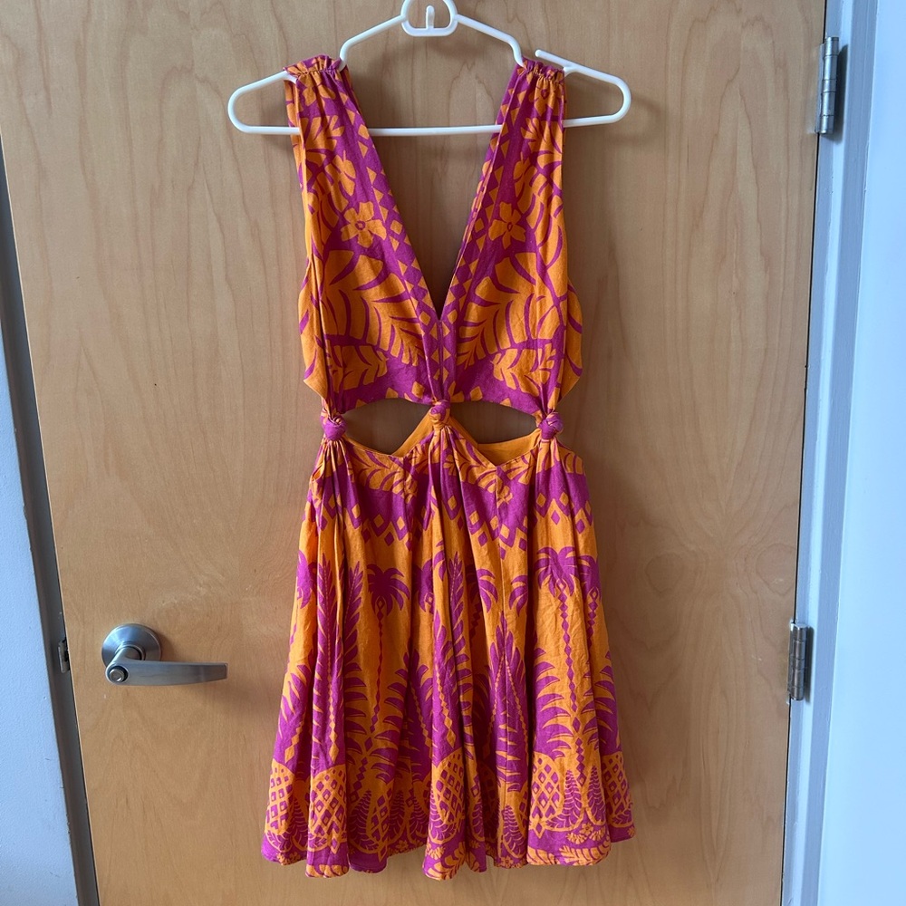 FARM Rio Pineapple Love Mini Dress XXS